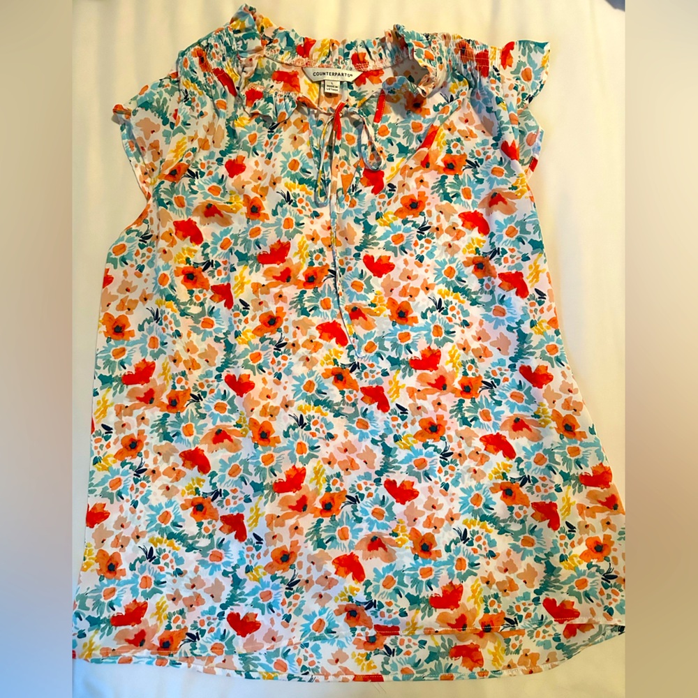 Counterparts Large Floral Blouse